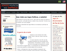 Tablet Screenshot of jogospoliticos.com.br